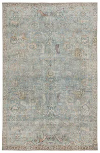 Product Image 1 for Stag Oriental Teal / Gold Area Rug from Jaipur 