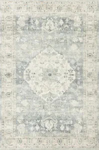 Product Image 1 for Rosette Denim / Fog Rug from Loloi