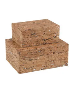 Product Image 1 for Comporta Box, Set of 2 from Currey & Company