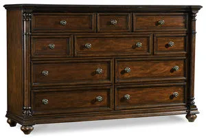 Product Image 1 for Leesburg Dark Wood Dresser from Hooker Furniture