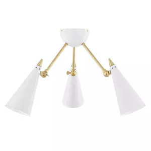 Product Image 1 for Moxie 3 Light Semi Flush from Mitzi
