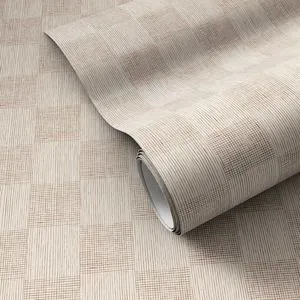 Product Image 1 for Checkers Terracotta II Wallpaper by Getty Images from Four Hands