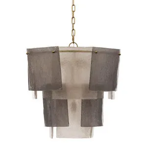Product Image 1 for Aurora Small Clear and Smoke Seeded Glass Chandelier from Jamie Young