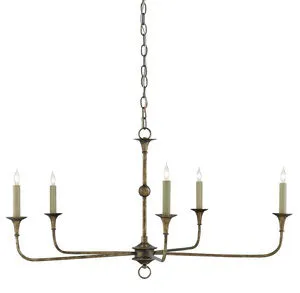 Product Image 1 for Nottaway Chandelier Pyrite Bronze from Currey & Company