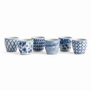 Product Image 1 for Barclay Butera Dynasty Flower Pots, Set Of 6 from Napa Home And Garden