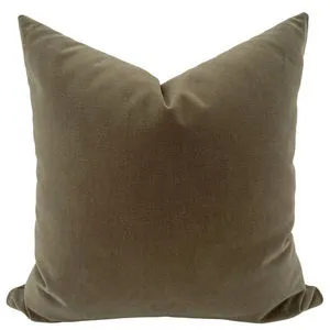 Product Image 1 for Olive Velvet Pillow Cover from Hackner Home