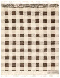 Product Image 1 for Berkshire Handknotted Striped Brown / Cream Rug from Jaipur 