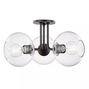 Product Image 1 for Margot 3 Light Semi Flush from Mitzi