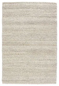 Product Image 6 for Lagom Handmade Solid Ivory/ Light Gray Area Rug from Jaipur 