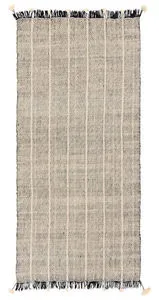 Product Image 1 for Neem X Primani Handmade Geometric Gray / Cream Throw from Jaipur 