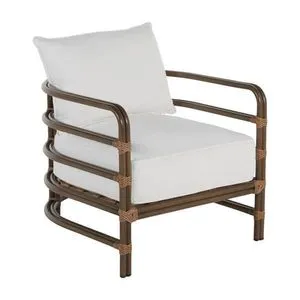 Product Image 1 for Malibu Burlap/Oak Barrel Chair from Summer Classics
