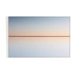 Horizon By Getty Images with warm and cool tones in a mirror-like ombre, metal print with thin frame