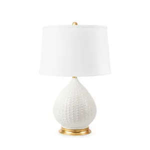 Product Image 1 for Carla Lamp with 17-inch White Linen Shade from Villa & House