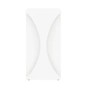 Product Image 1 for Pinto Hourglass Occassional Table In Matte White Lacquer from Worlds Away