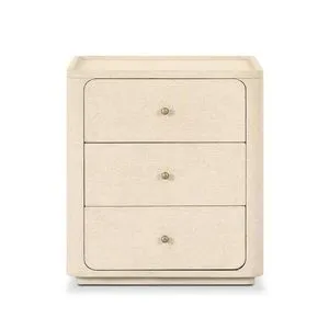 Product Image 1 for Paula Nightstand Beige Painted Linen from Four Hands