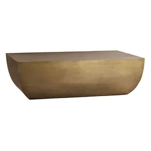 Product Image 1 for Caroline Antique Gold Brass Iron Coffee Table from Arteriors