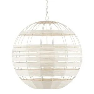Product Image 1 for Lapsley Orb Paper Chandelier from Currey & Company