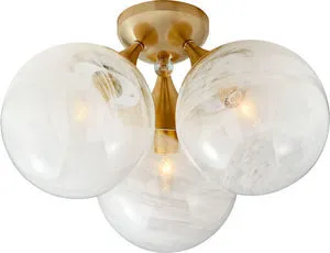 Product Image 1 for Cristol Large Triple Flush Mount from Visual Comfort