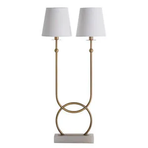 Product Image 1 for Mayfield Matte Brass Alabaster Table Lamp from Gabby