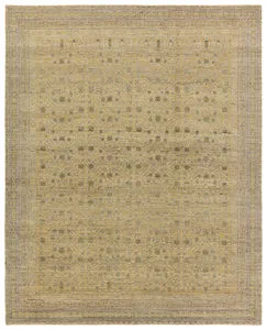 Product Image 1 for Delacor Hand Knotted Oriental Green/gray Rug from Jaipur 
