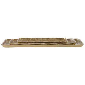 Product Image 1 for Artisan Antique Gold Trays, Set of 3 from Uttermost