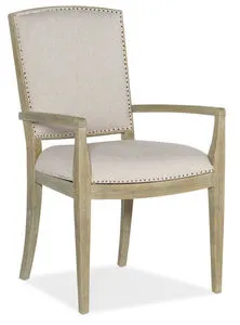 Product Image 1 for Surfrider Light Wood Carved Back Arm Chair, Set of 2 from Hooker Furniture