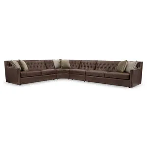 Product Image 1 for Candace 4 Piece Leather Sectional from Bernhardt Furniture