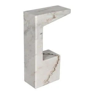 Product Image 1 for Aero White Marble Side Table from Noir