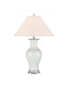 Product Image 1 for Crystalline White Table Lamp from Currey & Company