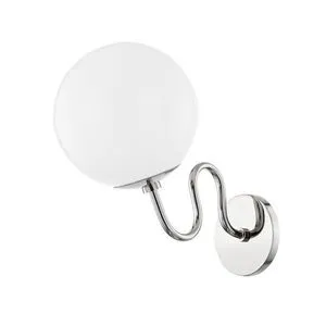 Product Image 1 for Havana Polished Nickel Glass Globe Wall Sconce from Mitzi