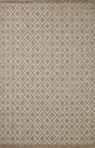 Product Image 1 for Dawn Organic Modern Natural Diamond-Patterned Fringe 7'8" x 10' Rug from Loloi