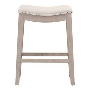Product Image 1 for Harper Bisque French Linen Solid Ash Counter Stool from Essentials for Living