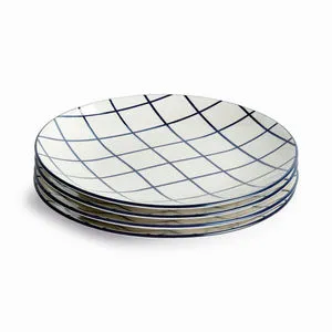 Product Image 1 for Stria Plates, Set Of 4 from Napa Home And Garden