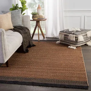Product Image 2 for Saanvi Natural Border Tan / Black Area Rug from Jaipur 