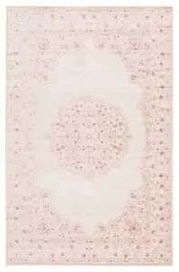 Product Image 14 for Malo Medallion Pink/ White Area Rug from Jaipur 