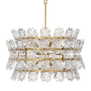 Product Image 1 for Orion Clear Molded Glass Chandelier from Jamie Young
