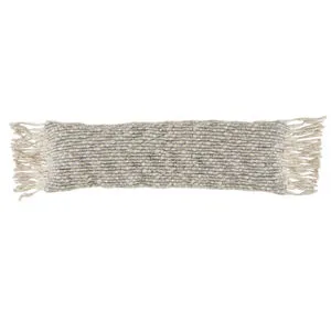 Product Image 3 for Artos Textured Gray/ Cream Lumbar Pillow from Jaipur 