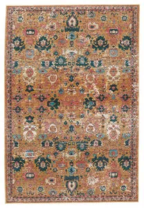 Product Image 1 for Azura Indoor/ Outdoor Medallion Pink/ Gold Area Rug from Jaipur 