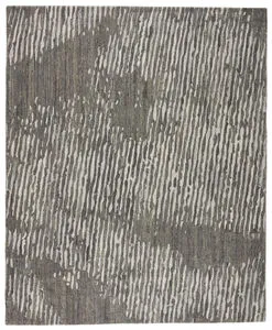Product Image 2 for Verde Home by Stockholm Handmade Striped Light Gray/ Ivory Rug from Jaipur 