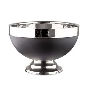 Product Image 1 for Andor Black & Silver Punchbowl from BIDKHome