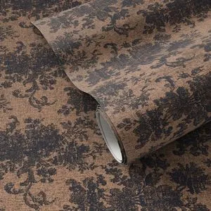 Product Image 1 for Fallingbrook Black and Tan I Wallpaper by FH Art Studio from Four Hands