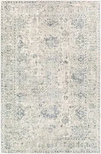 Product Image 1 for Jordan Hand-Knotted Deep Teal / Denim Rug - 4' x 6' from Surya