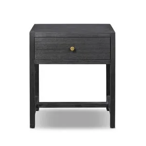 Product Image 1 for Sullivan Black Acacia Veneer Small Nightstand from Four Hands