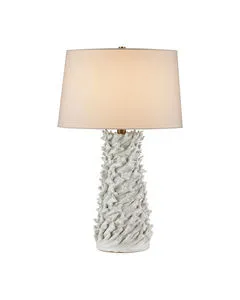 Product Image 1 for Seadrift White Table Lamp from Currey & Company
