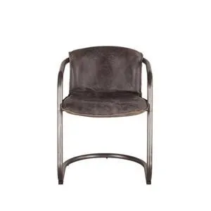 Product Image 1 for Chiavari Distressed Antique Ebony Leather Dining Chairs, Set Of 2 from World Interiors