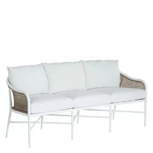 Product Image 1 for Havana Euro Chalk/Natural Cane Sofa from Summer Classics