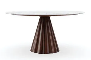 Product Image 1 for White Marble Modern All Natural Round Dining Table from Caracole