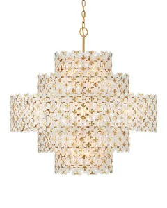 Product Image 1 for Spring Flower Chandelier from Currey & Company
