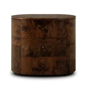 Product Image 1 for Raisa Walnut Burl Nightstand from Four Hands