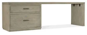 Product Image 1 for Linville Falls Oak Veneer 96" Desk with Lateral File from Hooker Furniture